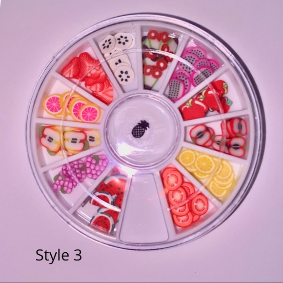 Fimo fruit slice nail charms (3 styles included!) - Picture 3 of 3